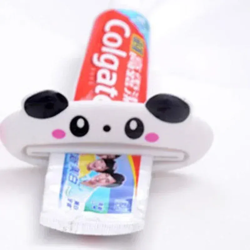 Distributeur de dentifrice à rouleau, mignon motif dessin animé, pince de nettoyage pour tube, presse-tube pour enfants, accessoire de salle de bain 8