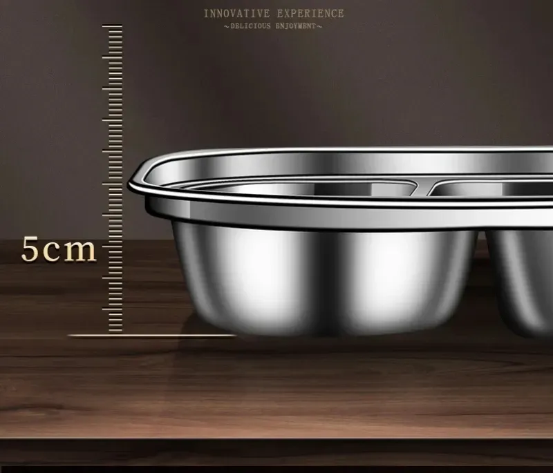 Boîte à déjeuner sous un angle élégant