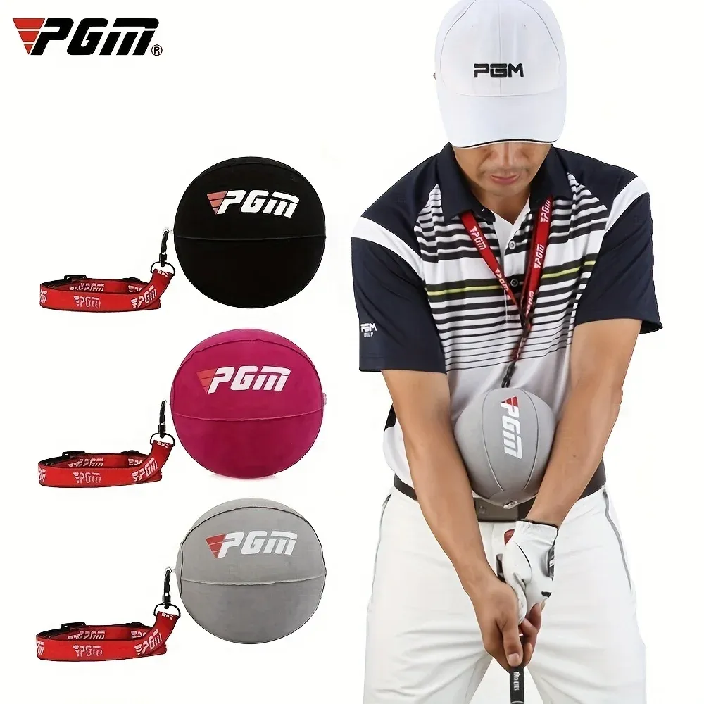 PGM – Entraîneur de balle de golf gonflable intelligent, correcteur de swing portable, aide à la correction de posture, accessoire d'entraînement de golf - Image 1