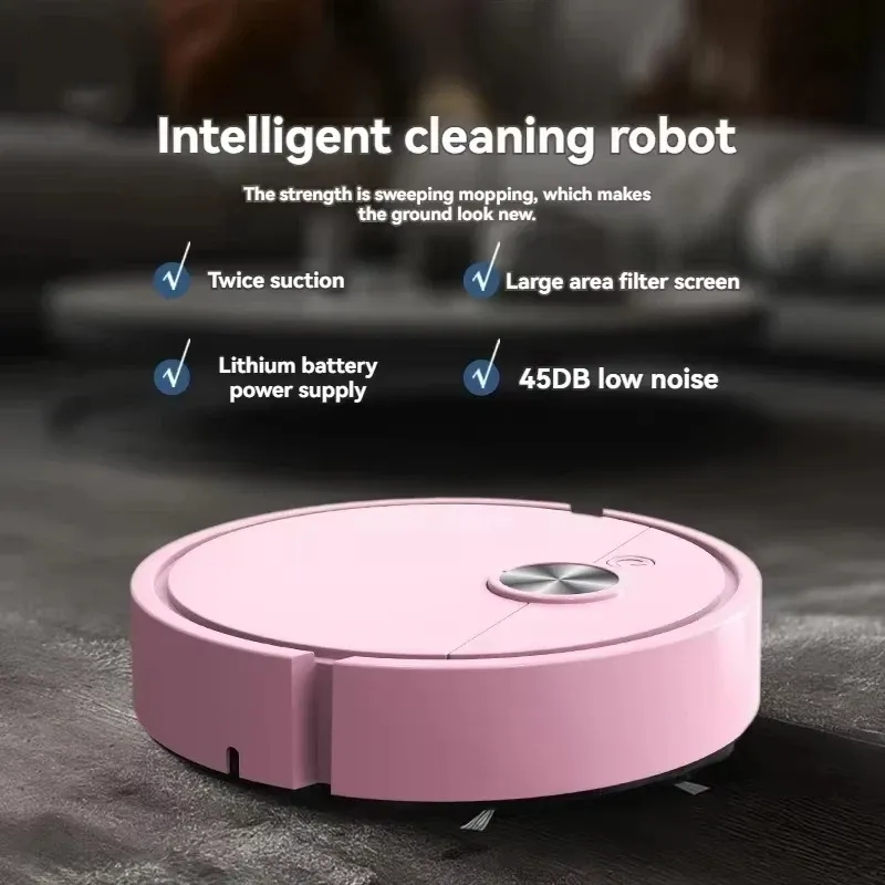 Robot aspirateur intelligent compact, avec aspiration et balayage intégrés, entièrement automatique - Image 1