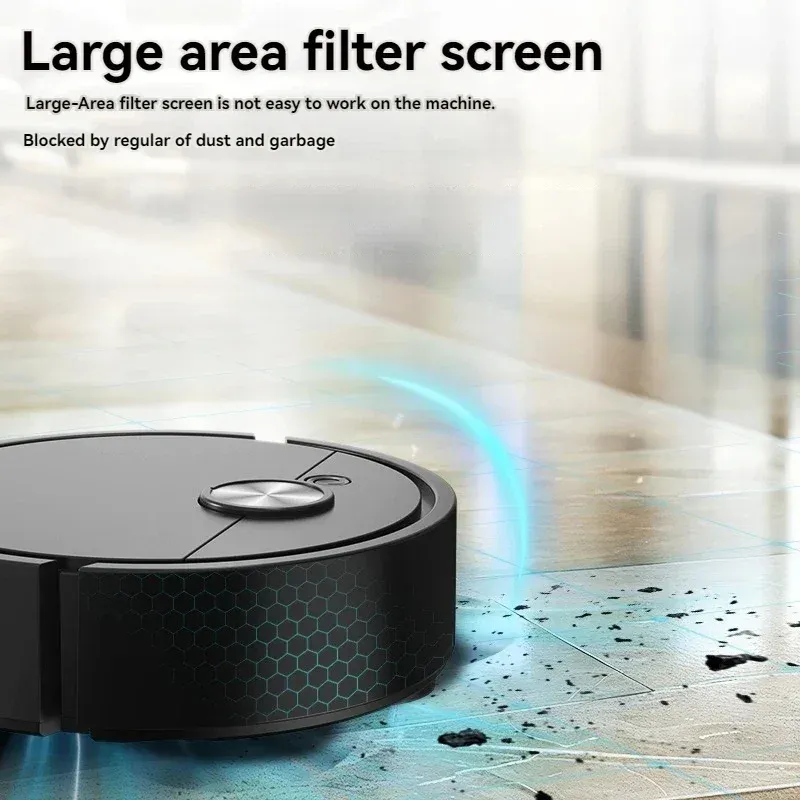 Robot aspirateur intelligent compact, avec aspiration et balayage intégrés, entièrement automatique 5