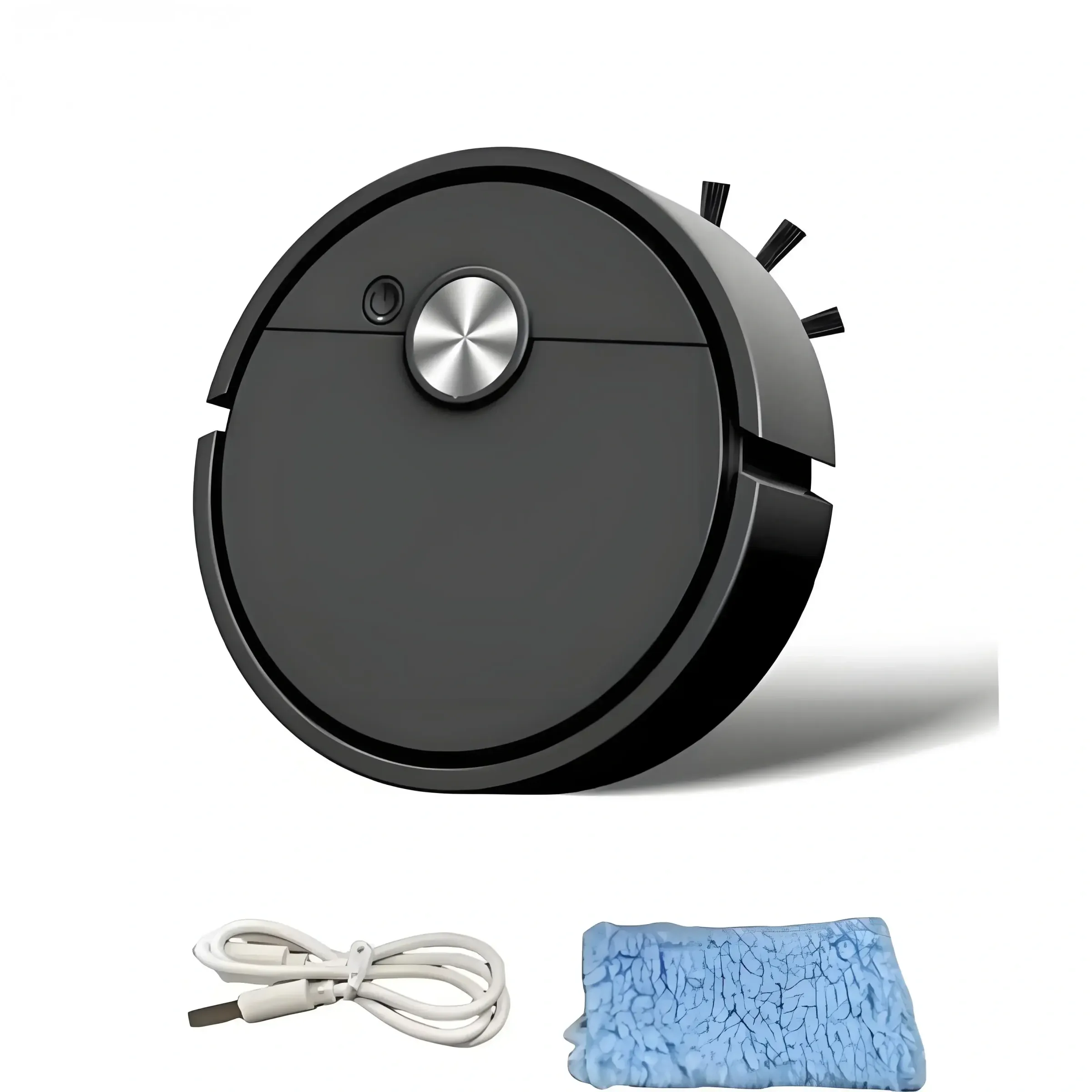 Robot aspirateur intelligent compact, avec aspiration et balayage intégrés, entièrement automatique 10