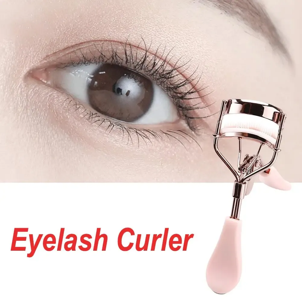 Recourbe-cils professionnel rose avec peigne, pour des courbes parfaites et tous types de yeux 5