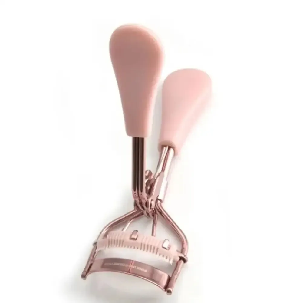 Recourbe-cils rose avec peigne, design
