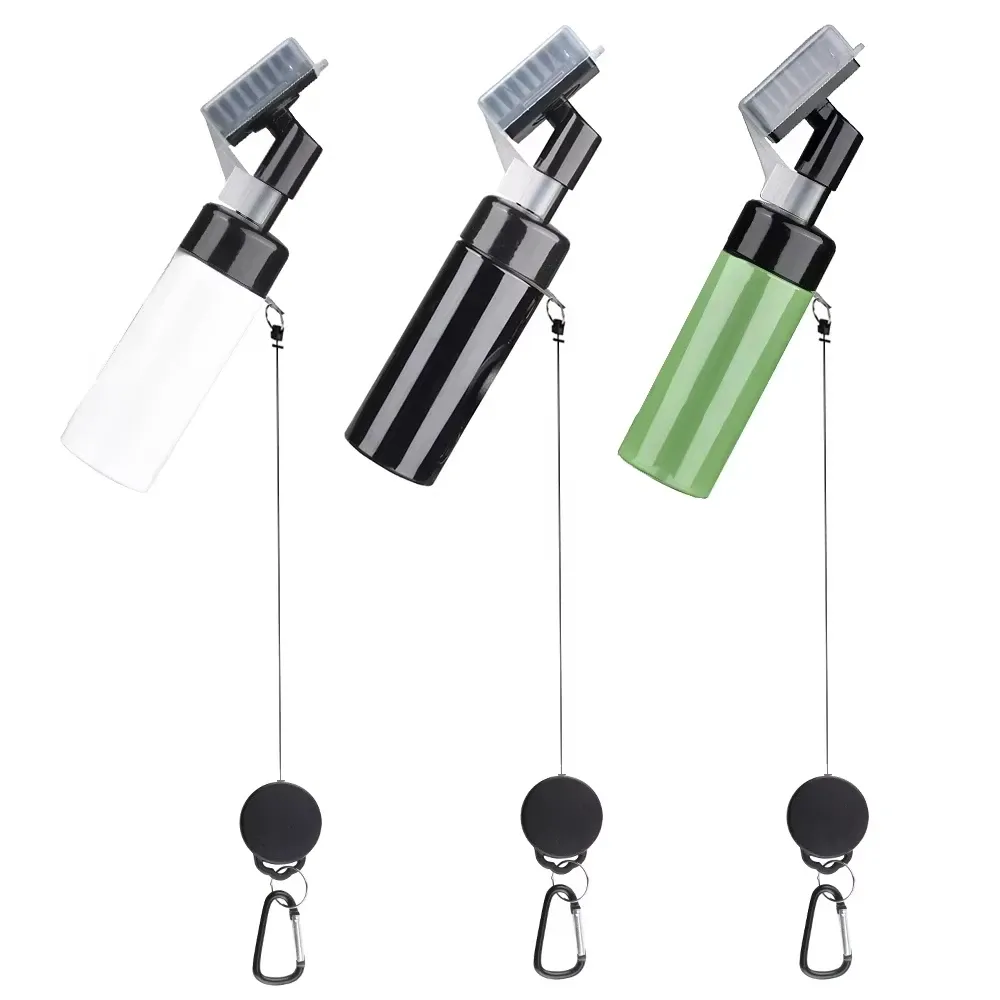 Brosse de nettoyage pour rainures de clubs de golf avec flacon pulvérisateur anti-fuite 5