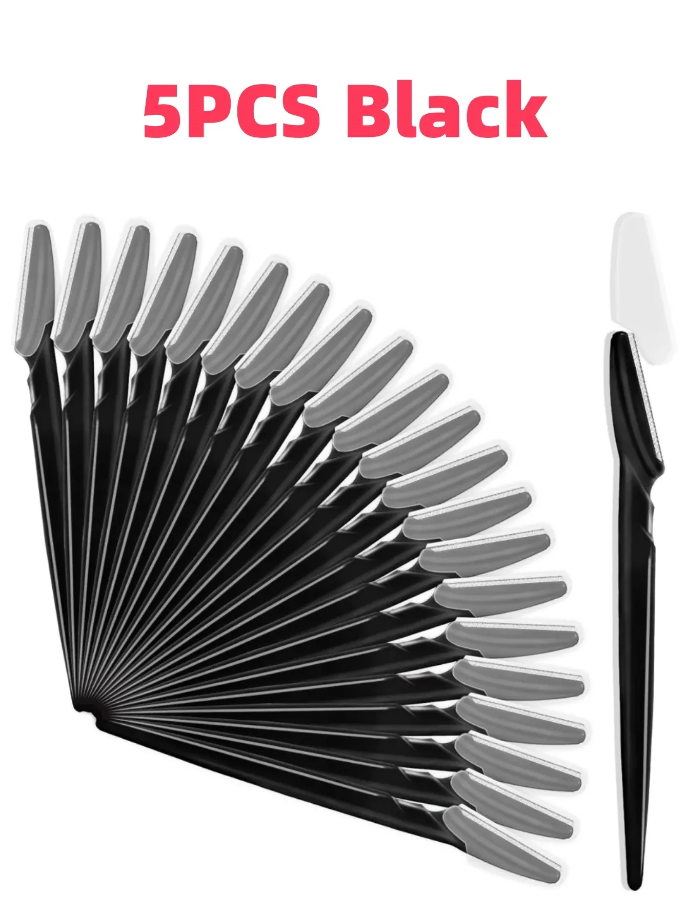 Ensemble de rasoirs à sourcils polyvalent pour femmes et hommes, facile d'utilisation, lames de rasoir, outils de maquillage, 5 à 30 pièces 11