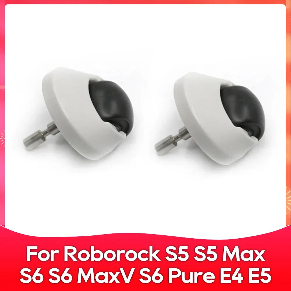 Compatible avec Roborock S5, S5 Max, S6 MaxV, S6 Pure, E4, E5, S51, S52, S55 – Brosse latérale, rouleau, filtre et chiffon – Accessoires 24