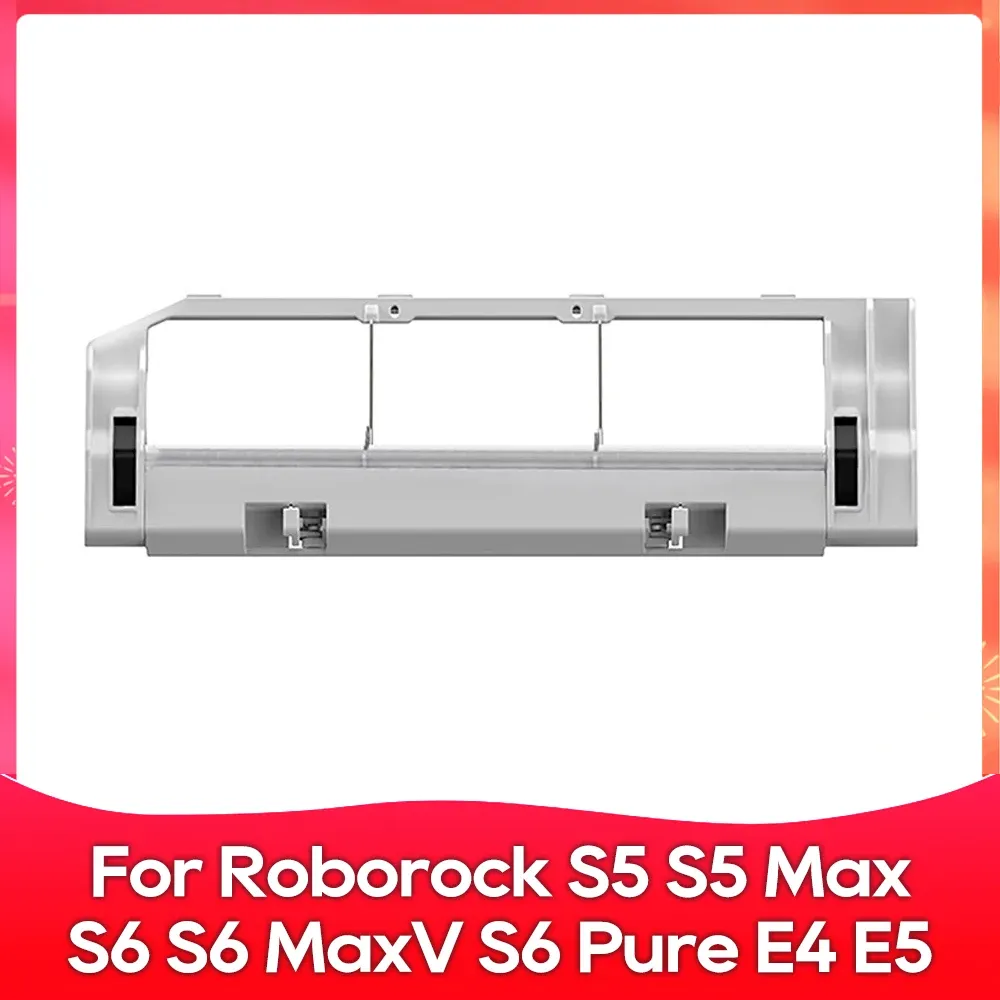Compatible avec Roborock S5, S5 Max, S6 MaxV, S6 Pure, E4, E5, S51, S52, S55 – Brosse latérale, rouleau, filtre et chiffon – Accessoires 26