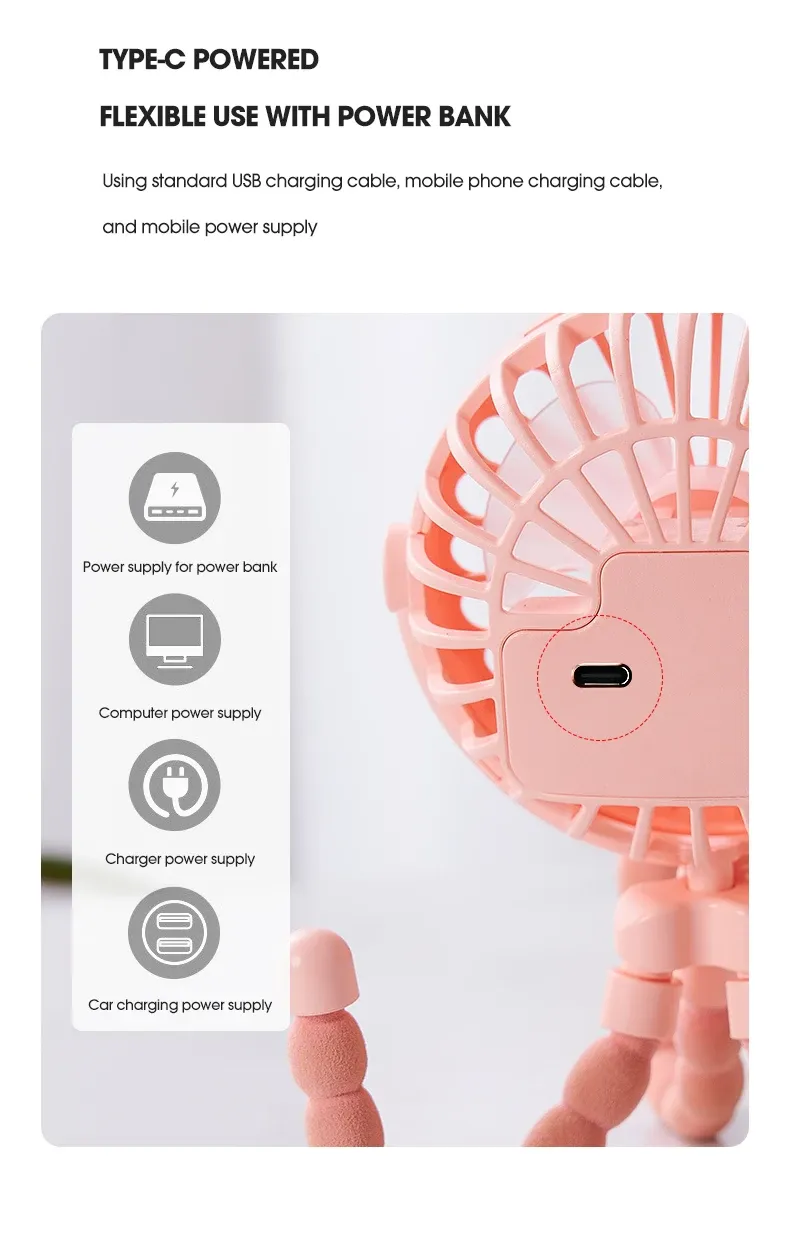 Ventilateur portable au quotidien