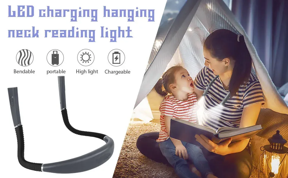Lampe de lecture au cou au design épuré