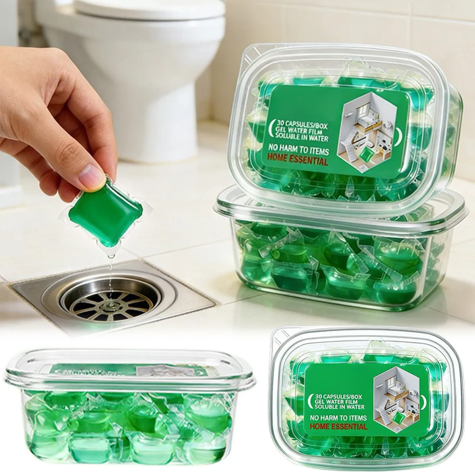 Gel désodorisant pour canalisations, utilisation en cuisine