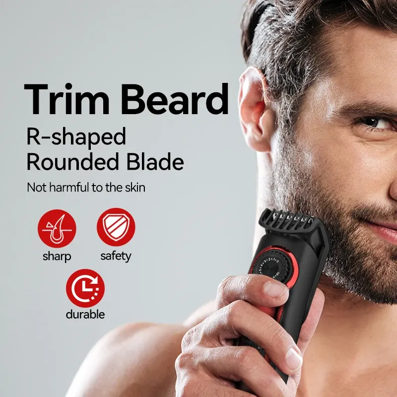 Tondeuse à cheveux USB pour homme, réglages multiples, idéale pour la maison et les voyages 3