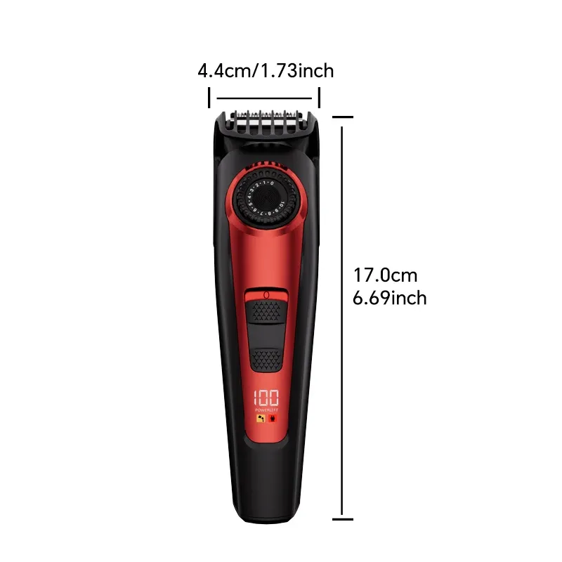 Tondeuse à cheveux USB, détail des fonctionnalités