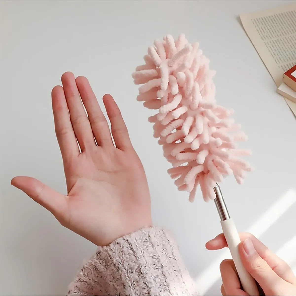 Mini-brosse flexible, détail de la tête