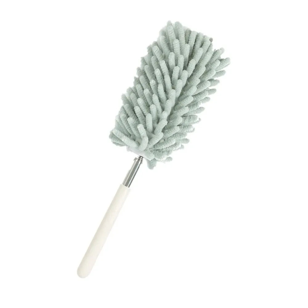 Mini-brosse télescopique à manche extensible, lavable, tête flexible 9