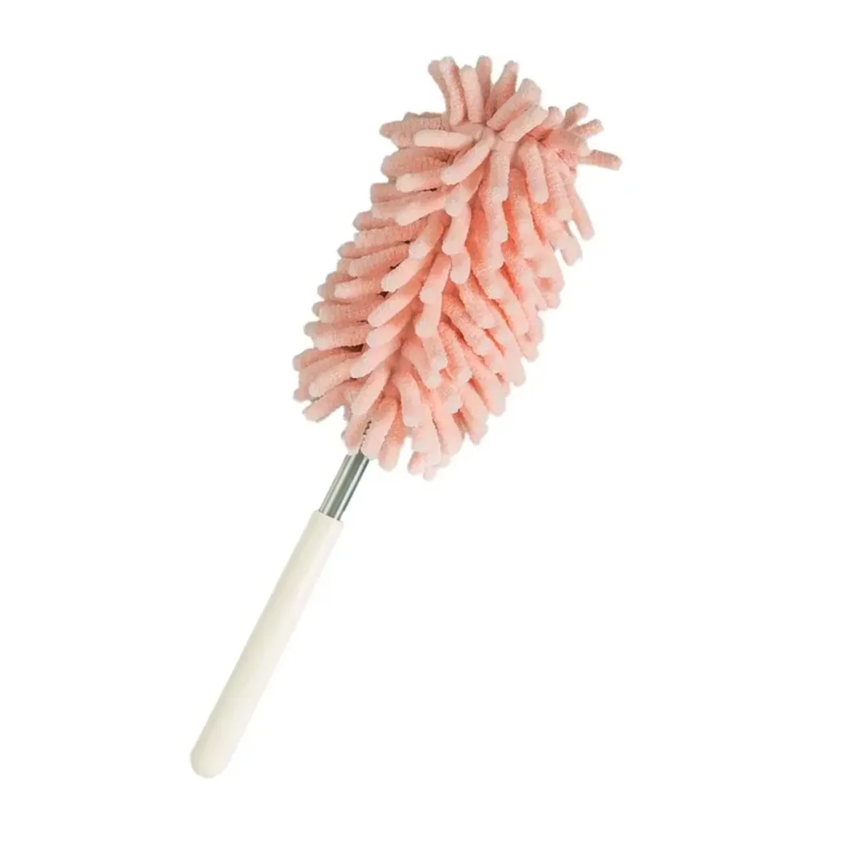 Mini-brosse télescopique à manche extensible, lavable, tête flexible 11