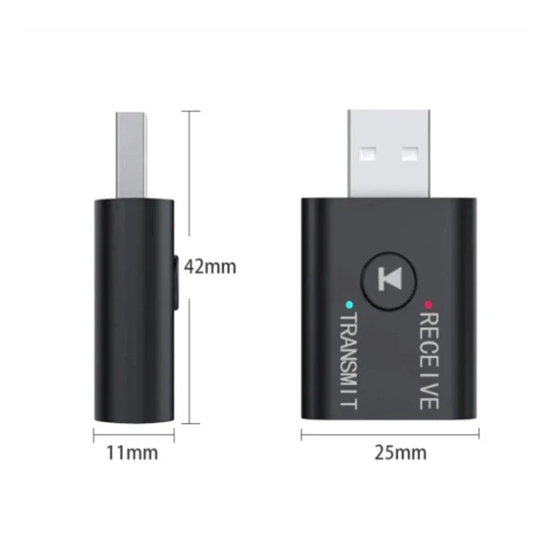 Adaptateur audio Bluetooth 2-en-1, émetteur-récepteur USB 4