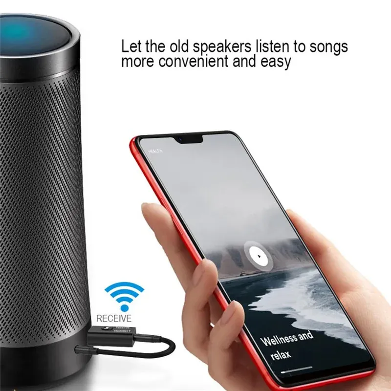Adaptateur audio Bluetooth 2 en 1 - détail du design