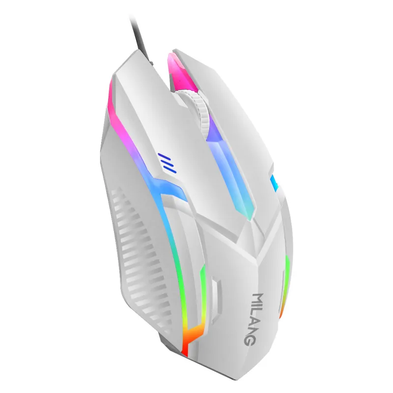 Souris de jeu RGB Nexusclick, vue détaillée