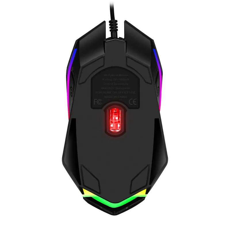 Souris de jeu RGB Nexusclick, ergonomie