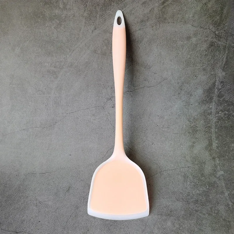 Ensemble d'ustensiles de cuisine en silicone antiadhésifs : spatule, spatule à œuf, pelle à poisson et pelle à frire 11