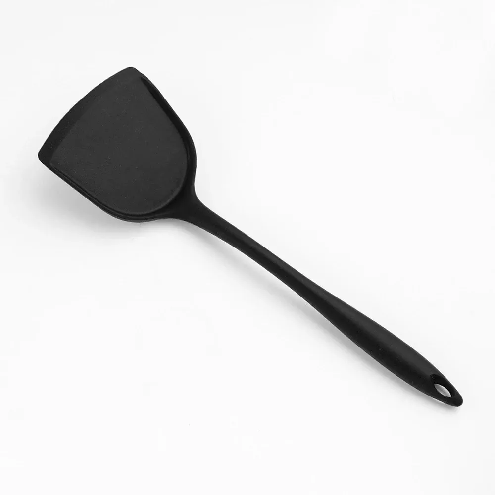 Ensemble d'ustensiles de cuisine en silicone antiadhésifs : spatule, spatule à œuf, pelle à poisson et pelle à frire 9