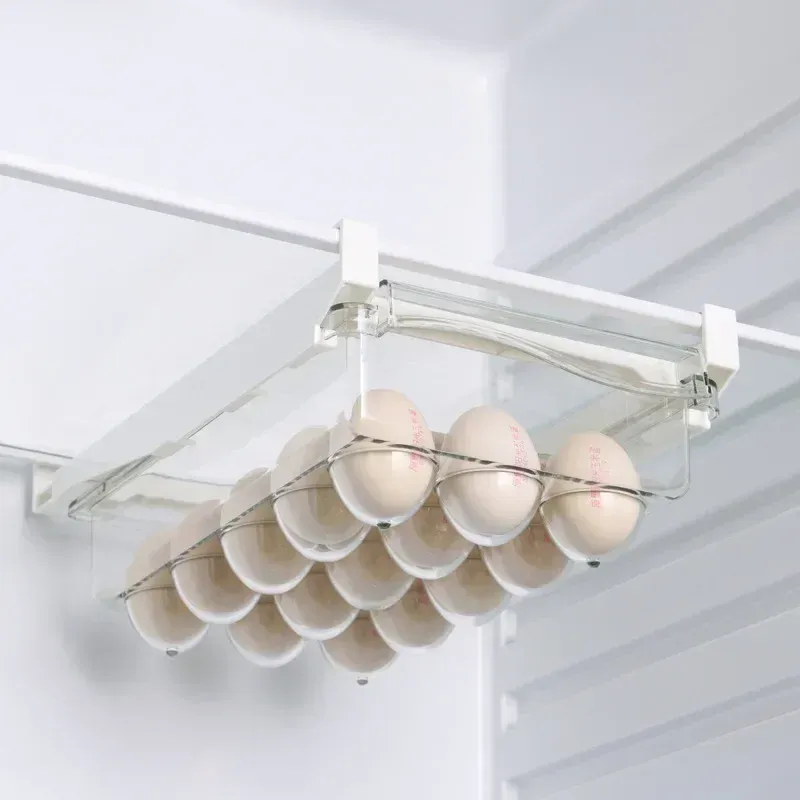 Boîte de rangement alimentaire style tiroir pour réfrigérateur en plastique 6