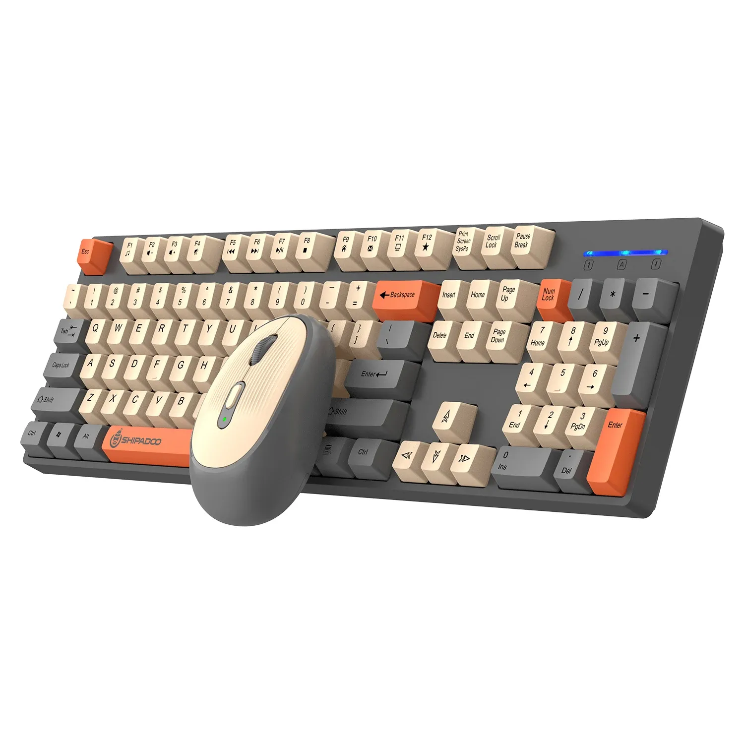 Ensemble clavier et souris sans fil Shipadoo Gaming, accessoires pour ordinateur portable, ordinateur de bureau, PC