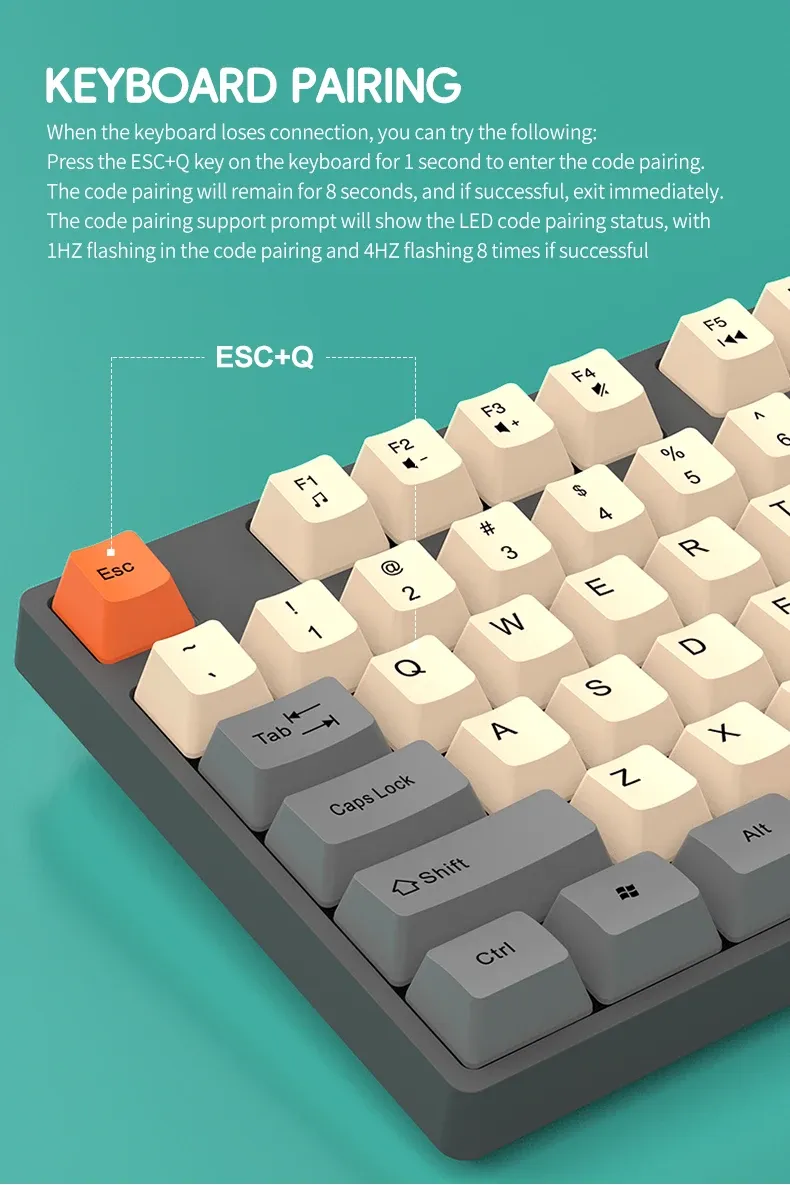 Ensemble clavier et souris SHIPADOO, vue finale