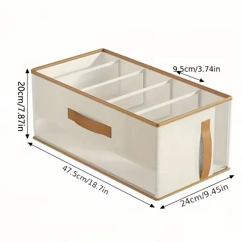 Boîte de rangement pliable pour sacs à main, vue d'ensemble