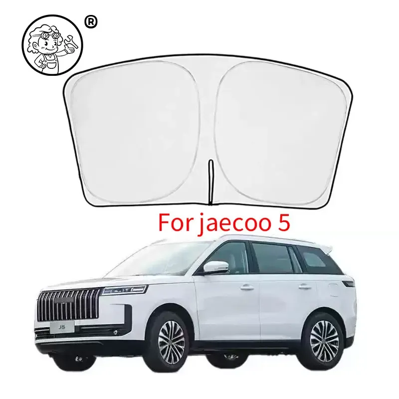 Pare-soleil pliable pour pare-brise Jaecoo 5 J5 (2026-2027), protection UV et réflecteur
