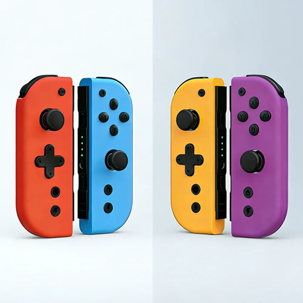 Manettes sans fil Joy-Con L/R pour Nintendo Switch, Switch OLED et Switch Lite – Manette de jeu à double vibration avec fonction de réveil - Image 1