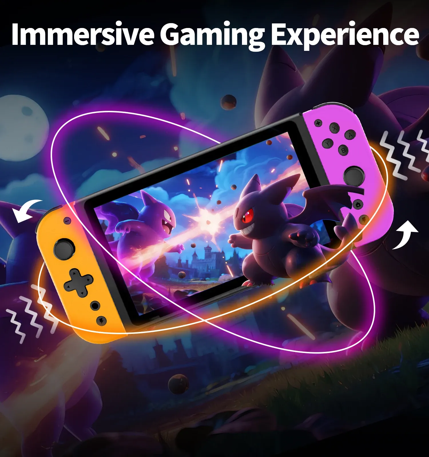 Joy-Con L/R sans fil, finition soignée