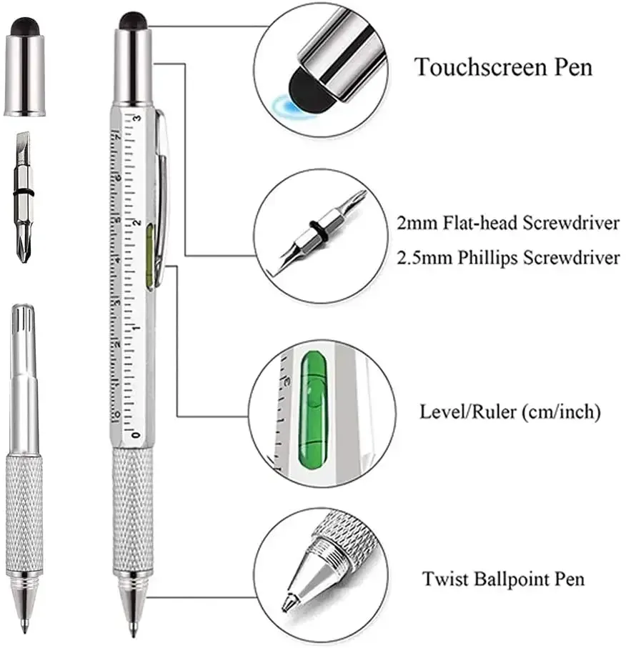 Détail des fonctions du stylet capacitif multifonctionnel