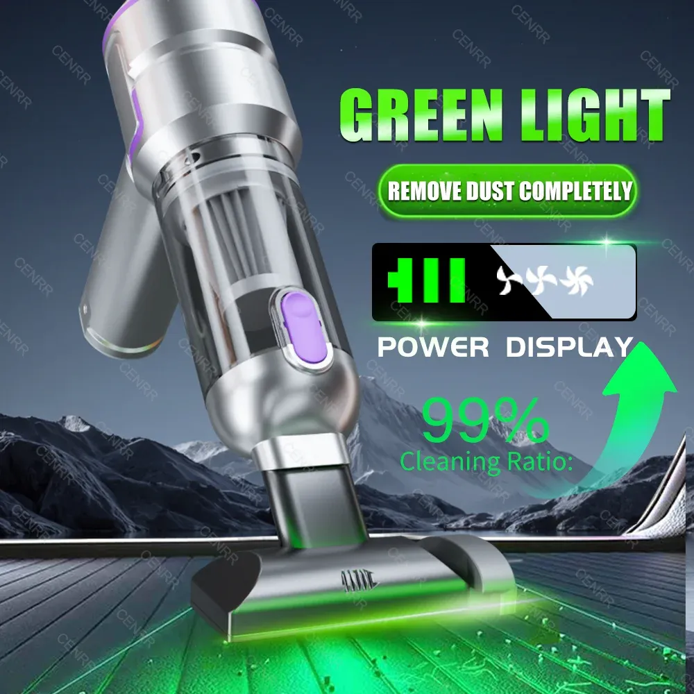 Aspirateur de voiture portable sans fil 998000PA, puissant et à forte aspiration 6