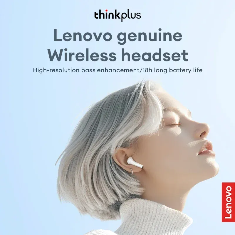 Écouteurs sans fil Lenovo LP5 Pro Bluetooth 5.4 TWS, son HiFi, appels HD avec microphone 4