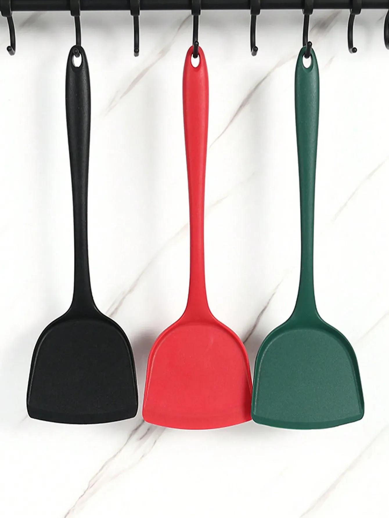 Spatule de cuisine en silicone épaissie, antiadhésive et résistante aux hautes températures, 1 pièce 7
