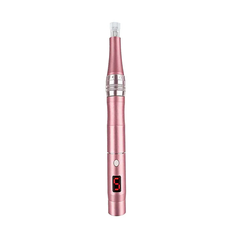 Masseur facial électrique rechargeable et portable avec 4 têtes interchangeables 6