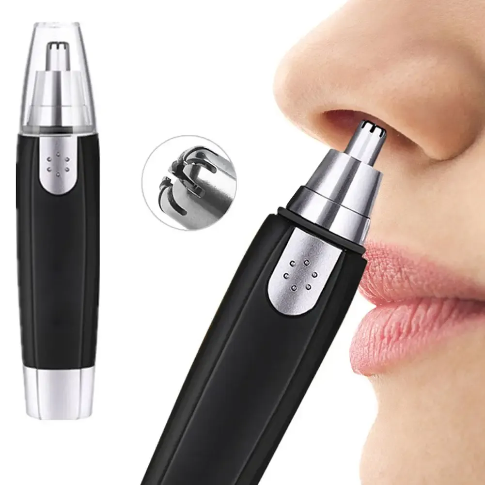 Tondeuse sans fil pour le nez et les oreilles, toilettage indolore du visage et des sourcils