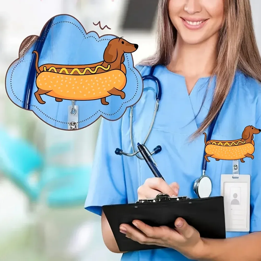 Bobine de badge rétractable, mise en valeur du clip