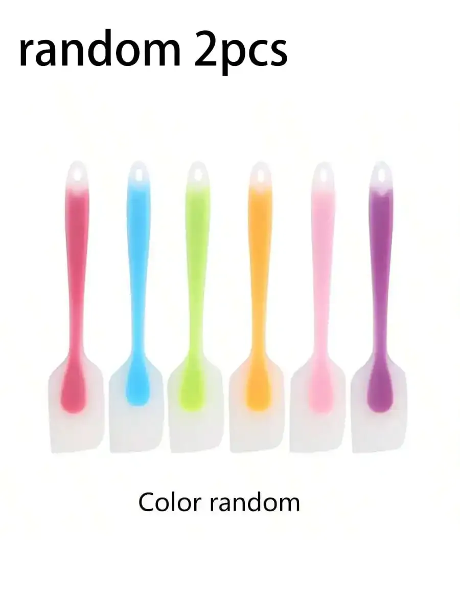 1/2/3/4/6 pièces, Mini spatule en silicone, spatule à crème résistante aux hautes températures, outils de mélange et de cuisson, ustensiles de cuisine 7