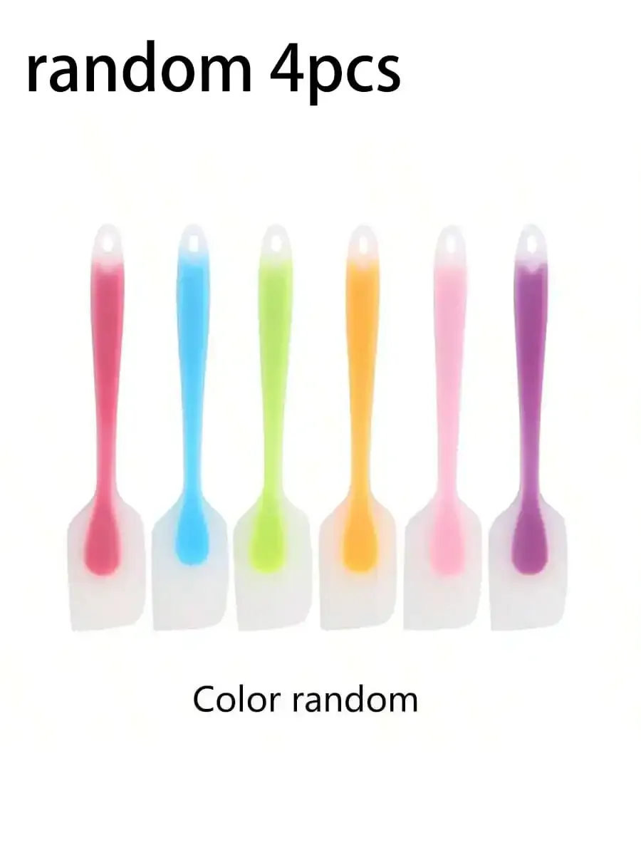 1/2/3/4/6 pièces, Mini spatule en silicone, spatule à crème résistante aux hautes températures, outils de mélange et de cuisson, ustensiles de cuisine 9