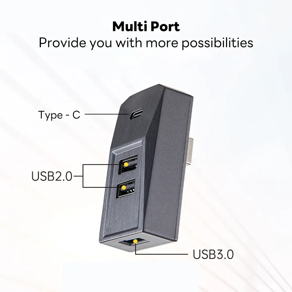 Hub USB pour boîte à gants en situation