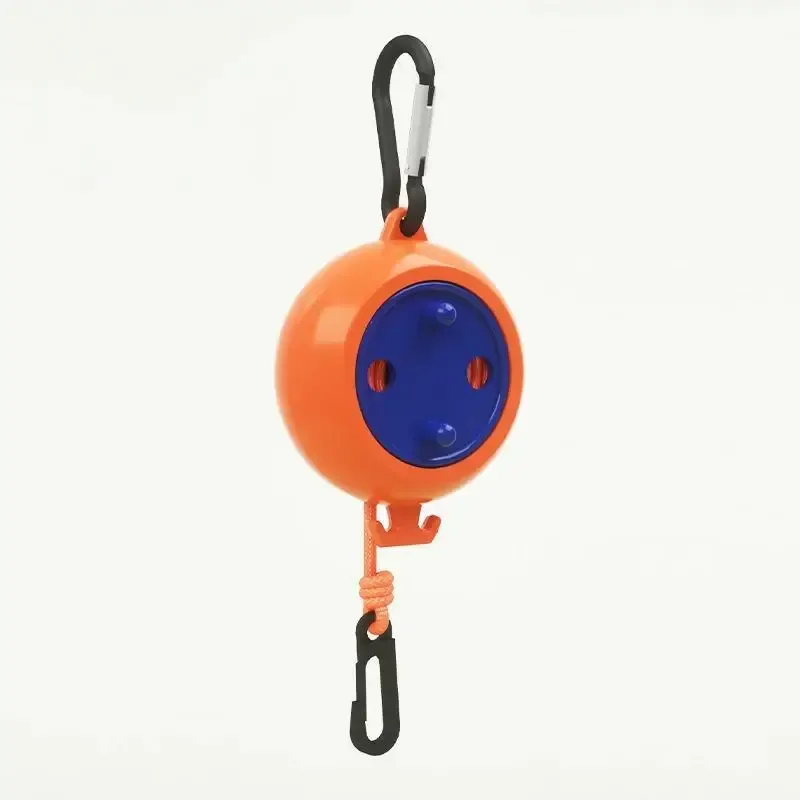 Corde à linge rétractable 8 m, séchoir de voyage portable pour camping en plein air 7