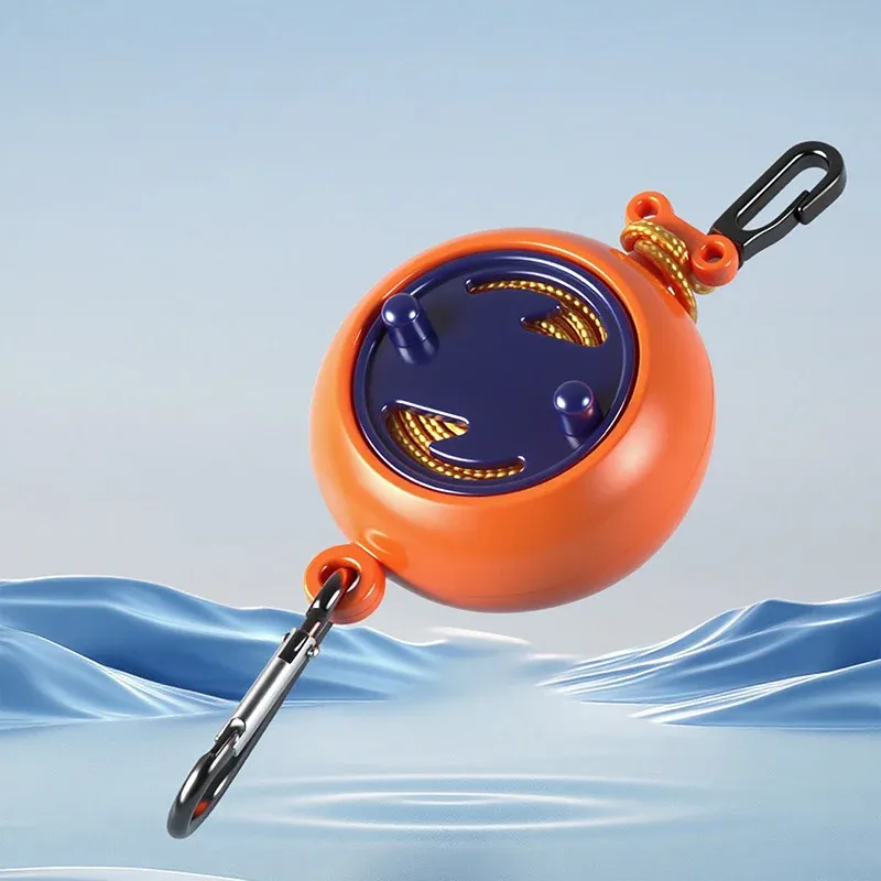 Corde à linge rétractable 8 m, séchoir de voyage portable pour camping en plein air 8
