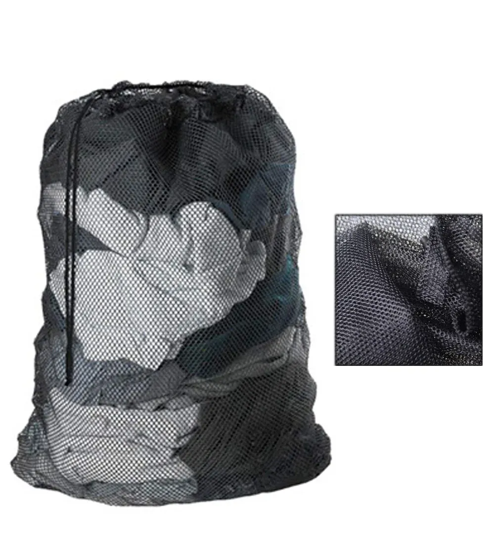 Sac à linge en filet avec cordon de serrage, protection pour vêtements et rideaux 7