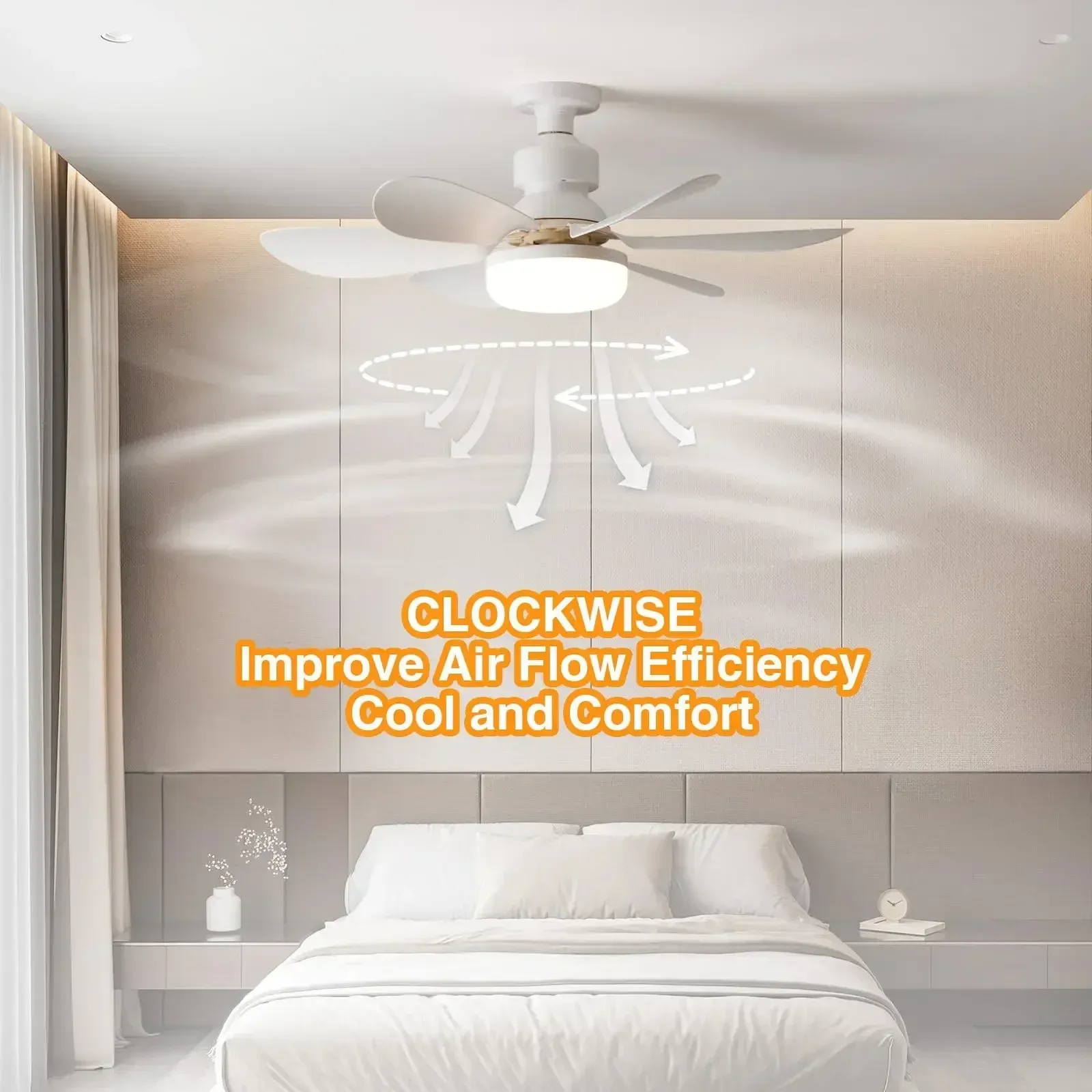 Ventilateur de plafond avec télécommande