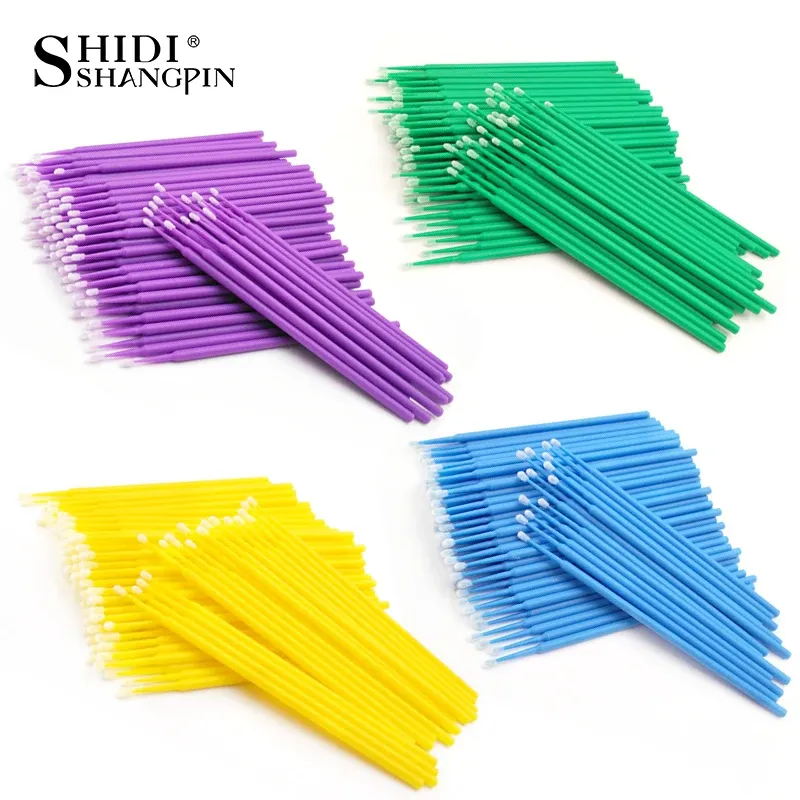 Micro-brosses durables pour extensions de cils et maquillage