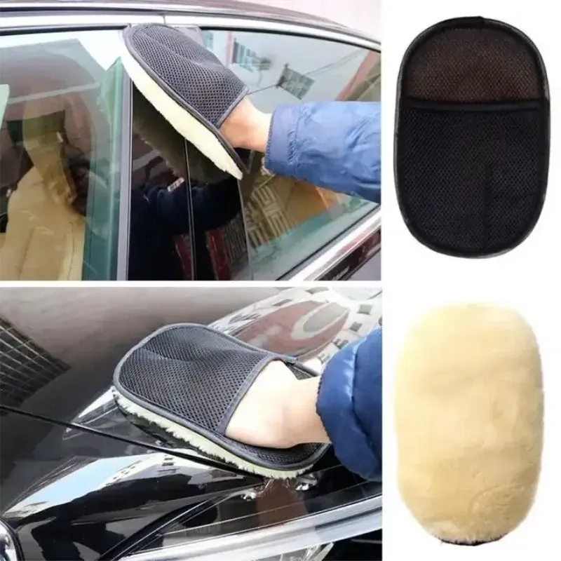 Gant de nettoyage doux pour lavage de voiture, prise en main