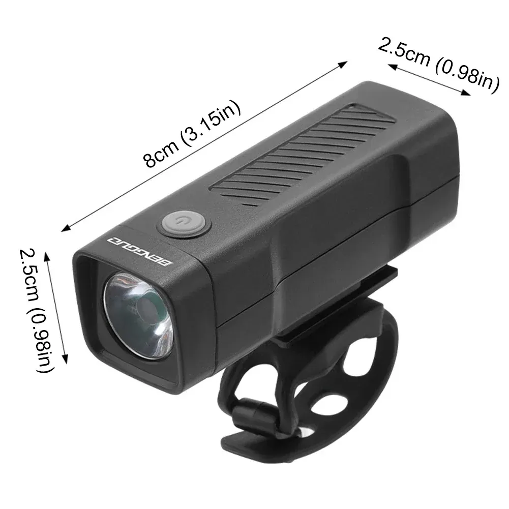 Lampe de vélo LED avant, finition soignée